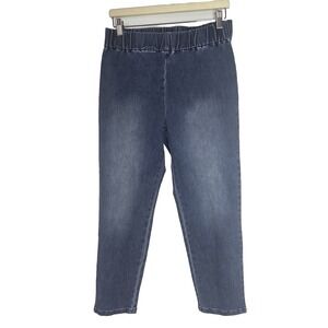 Soft‎ Surroundings Metro Legging Pull On Jeans Elastic Waist Women's Size M